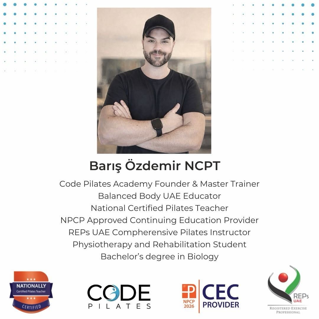 Post 5 by Code Pilates  | Teacher Training | Workshops | Dubai | Worldwide on Instagram (image)