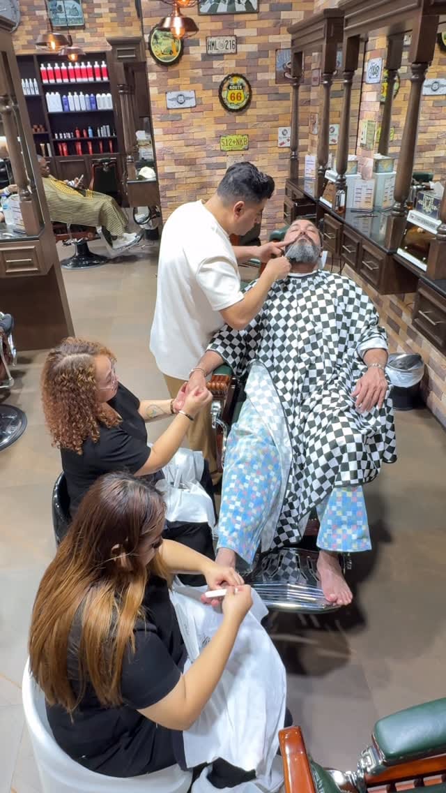 Post 3 by Fade and Shave Barbers on Instagram (video)