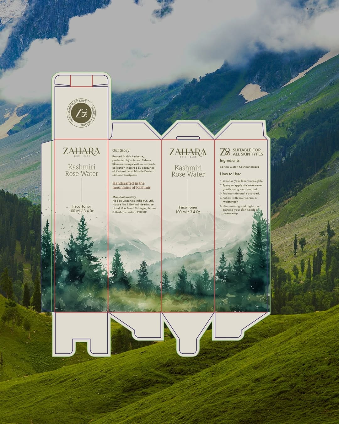Post 2 by Zahara Skin Care on Instagram (image)