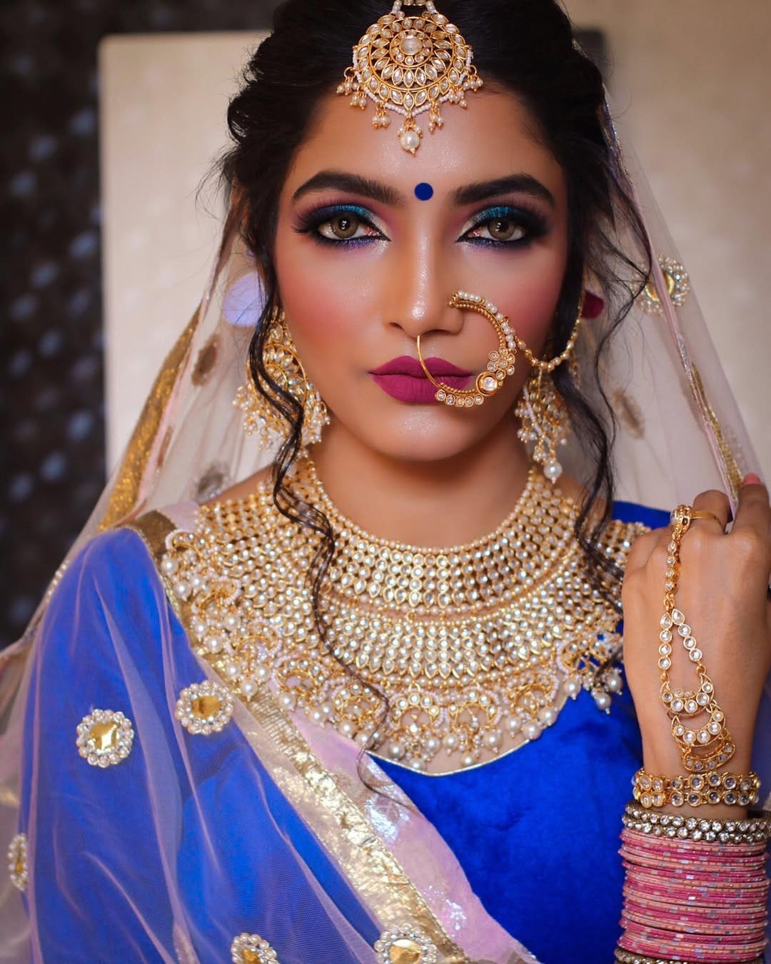 Post 10 by Dubai Bridal Makeupartist and hairstylist | Anu on Instagram (carousel)