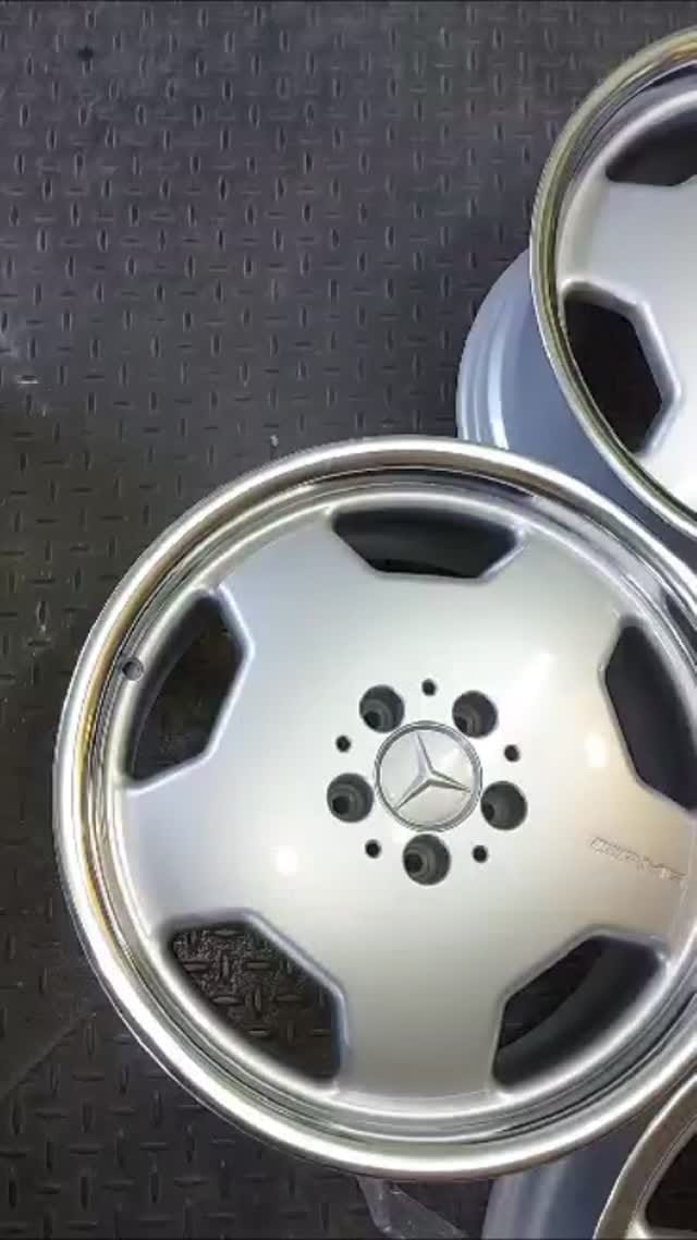 Post 1 by Classic Mercedes Rims on Instagram (video)