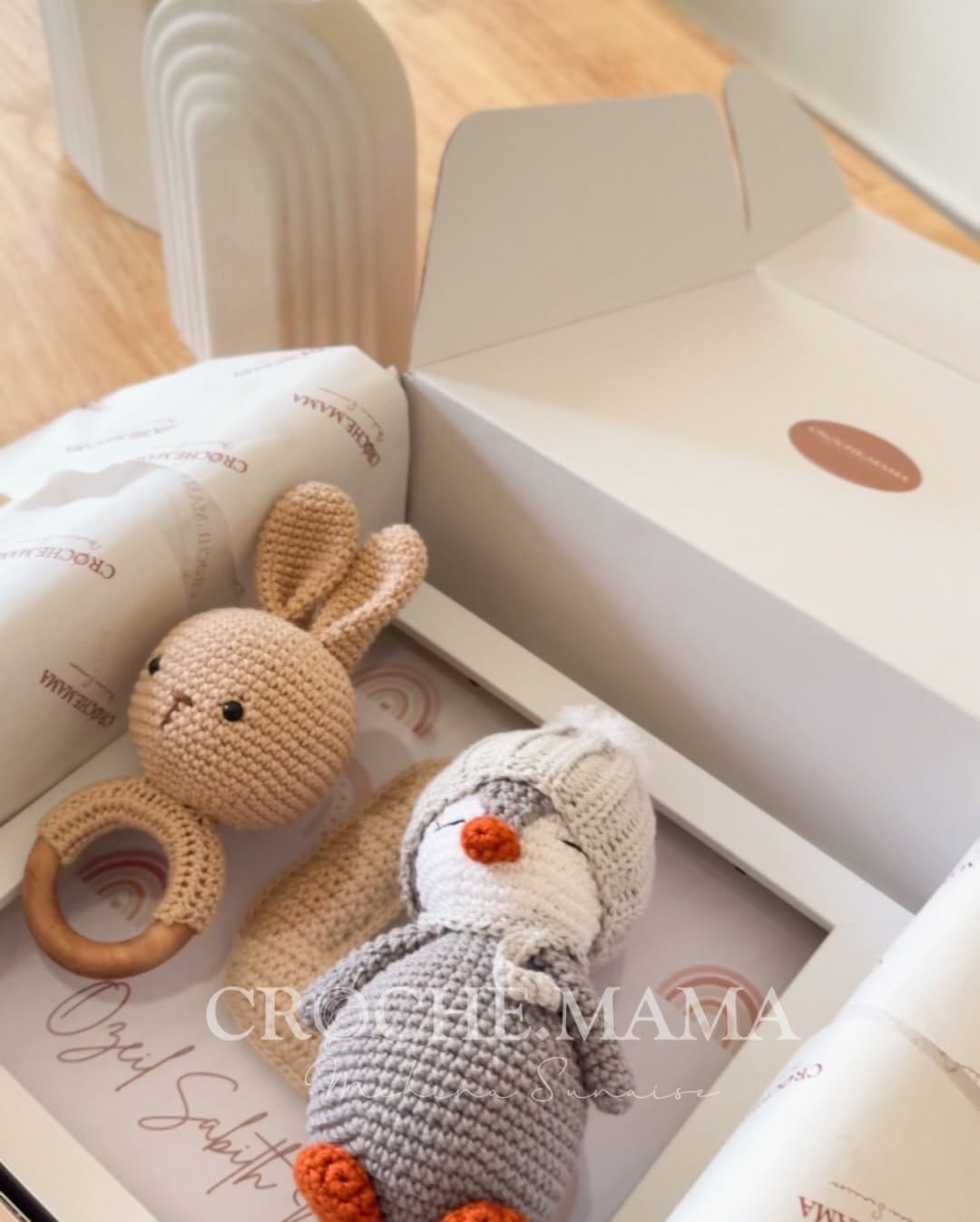 Post 6 by Mehina Sunaise / Amigurumi artist in Kerala on Instagram (carousel)