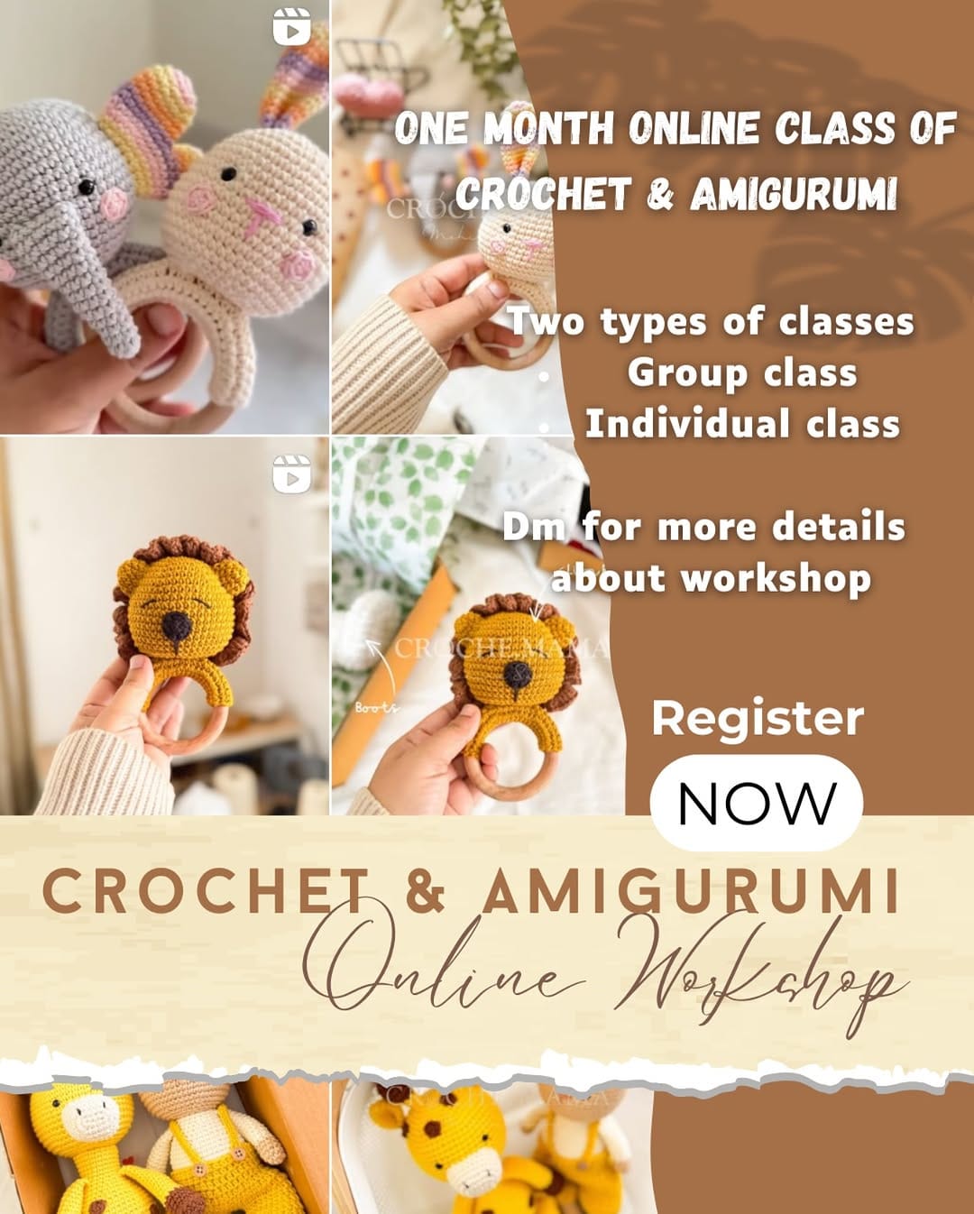 Post 10 by Mehina Sunaise / Amigurumi artist in Kerala on Instagram (image)