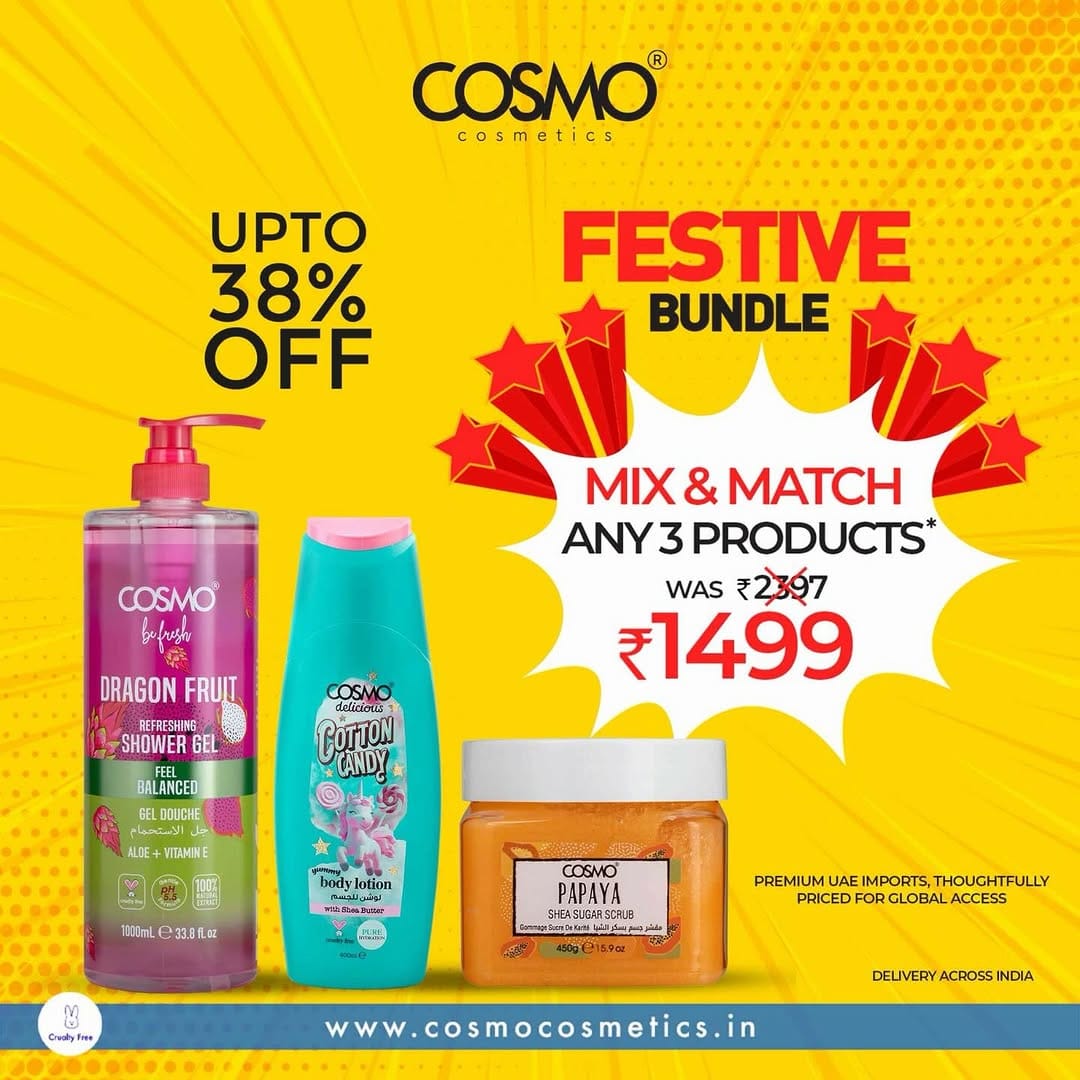 Post 1 by cosmo cosmetics on Instagram (image)