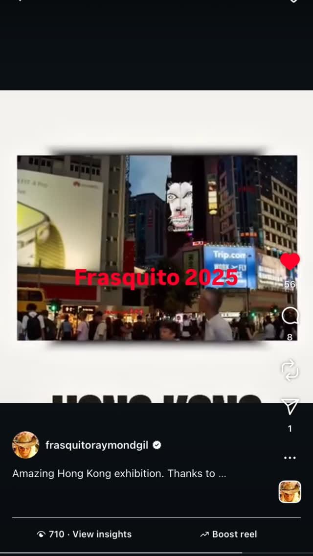 Post 9 by Frasquito Raymond Gil-Urquijo on Instagram (video)