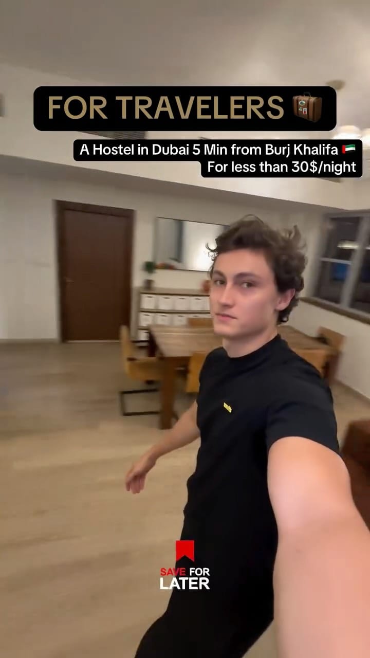 Post 10 by Next’House Hostels & Co-livings | Dubai on Instagram (video)