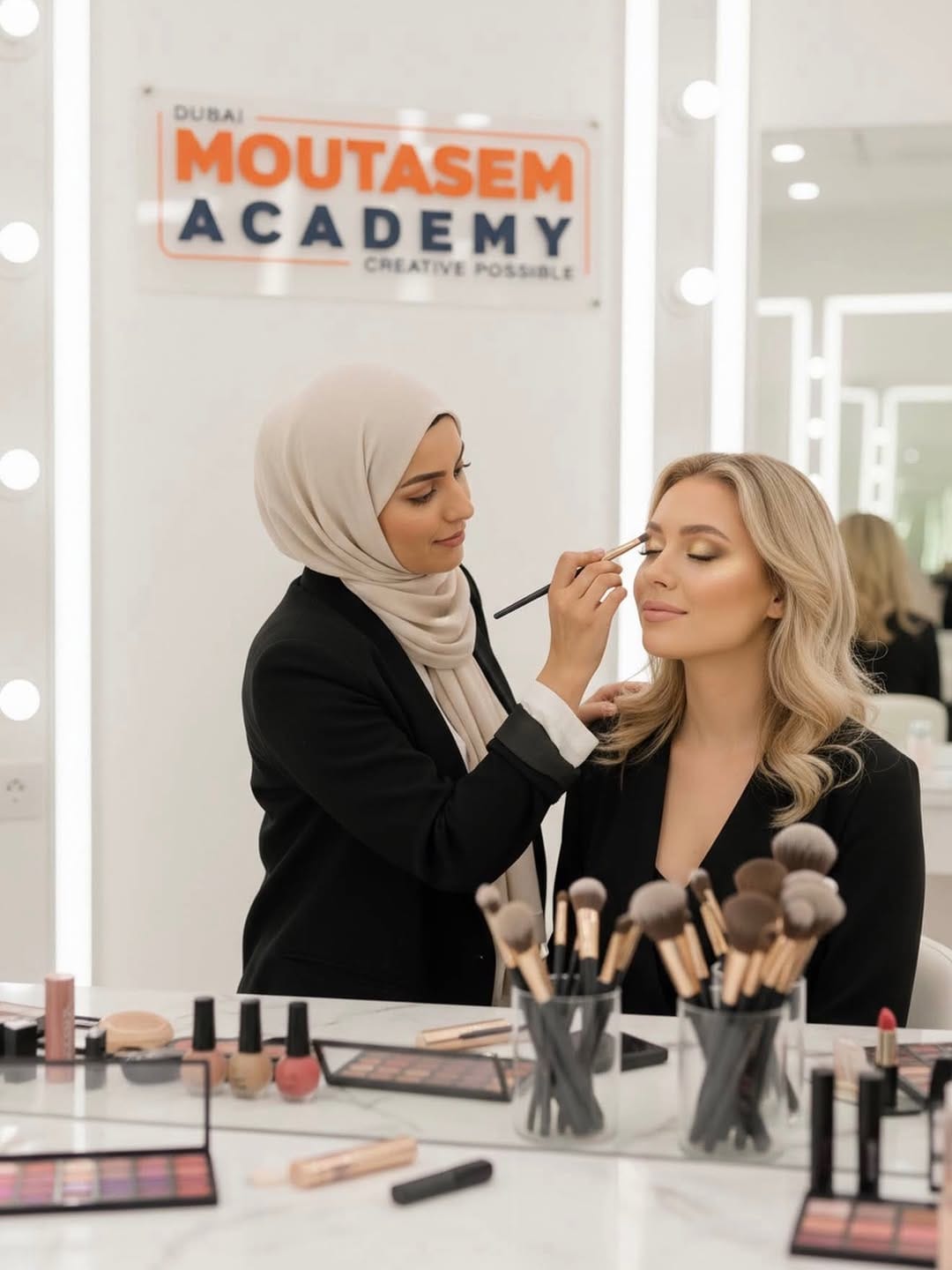 Post 2 by Makeup Course in Dubai 🇦🇪 دورات مكياج في دبي on Instagram (image)