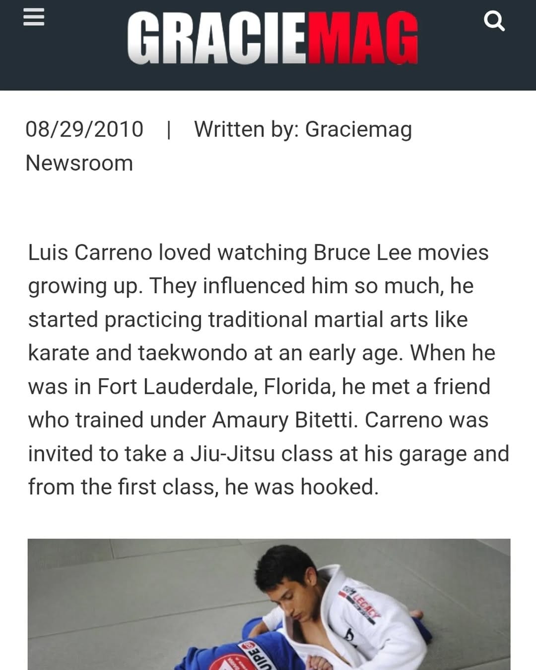 Post 8 by Luis Carreno | Jiu-Jitsu Professor on Instagram (image)