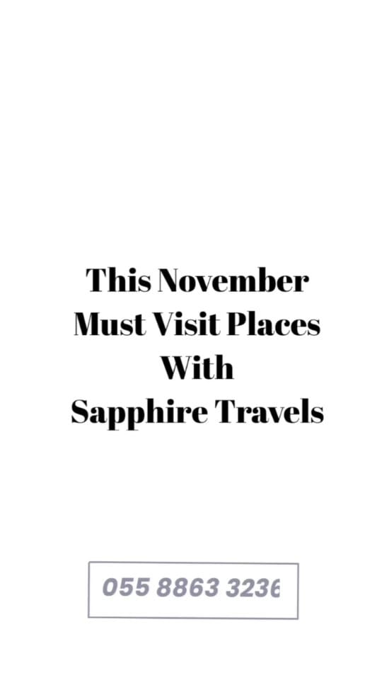 Post 5 by Sapphire Travels and Tourism Dubai on Instagram (video)