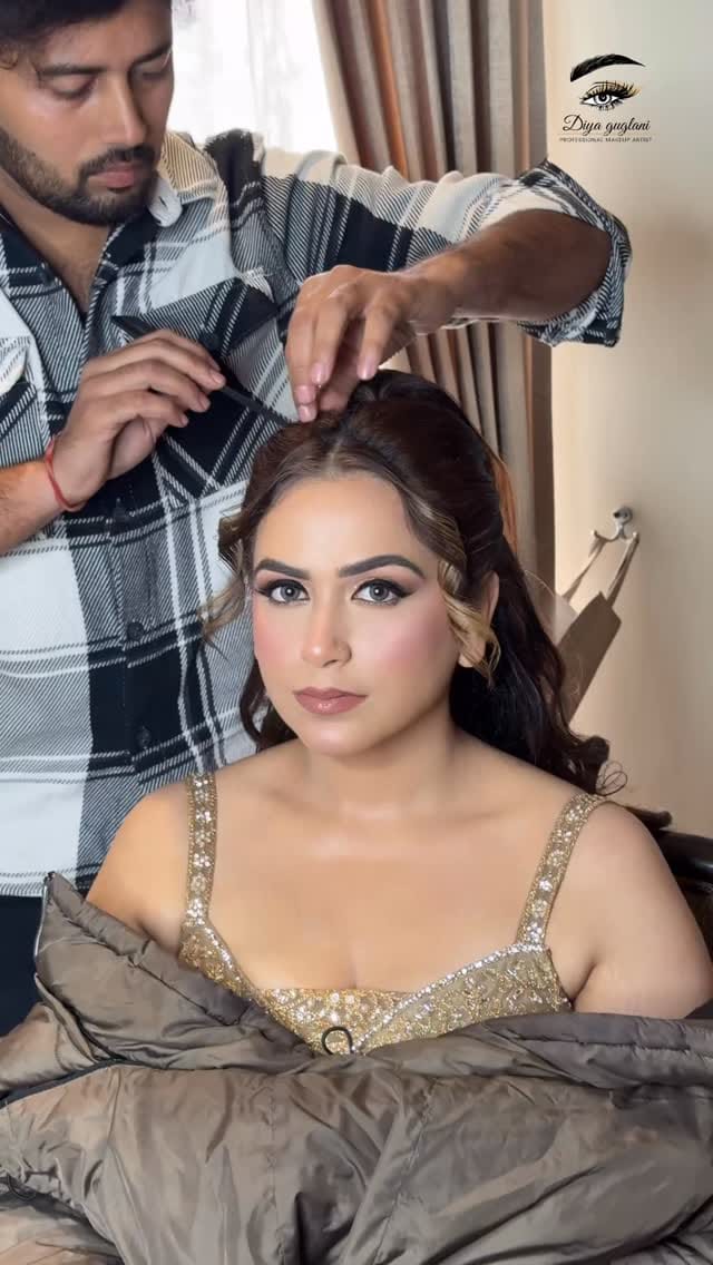 Post 4 by Diya Guglani | Ludhiana | Professional Bridal Makeup Artist on Instagram (video)
