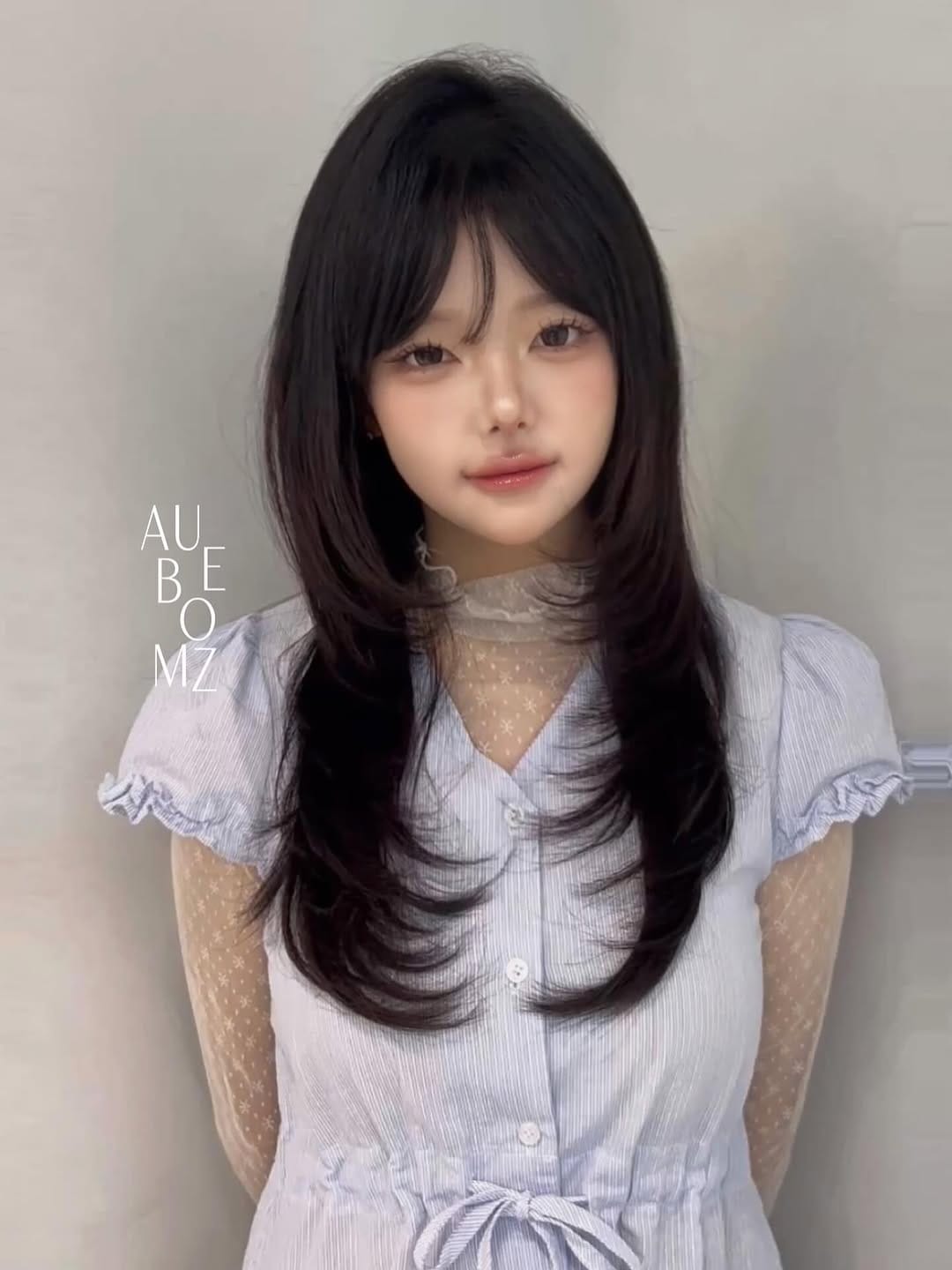 Post 9 by 부산미용실 동래미용실 어브컴즈 라라 레이어드컷 브라운염색 on Instagram (image)