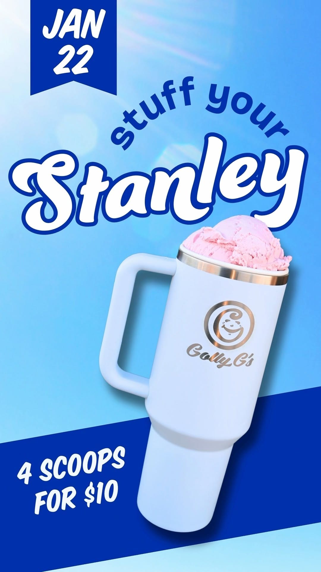 Post 10 by Golly G's Ice Cream on Instagram (video)
