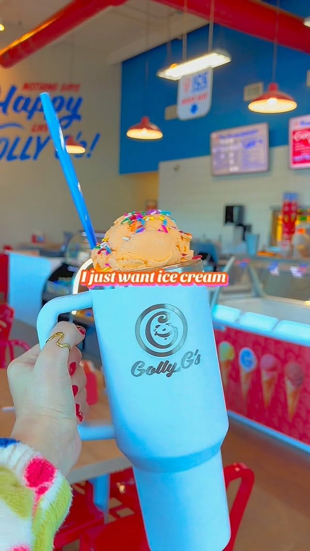 Post 6 by Golly G's Ice Cream on Instagram (video)