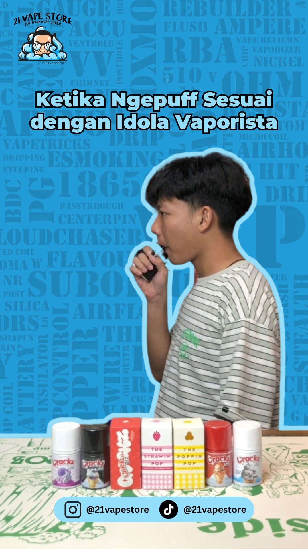 Post 3 by 21 VAPE STORE PALEMBANG on Instagram (video)
