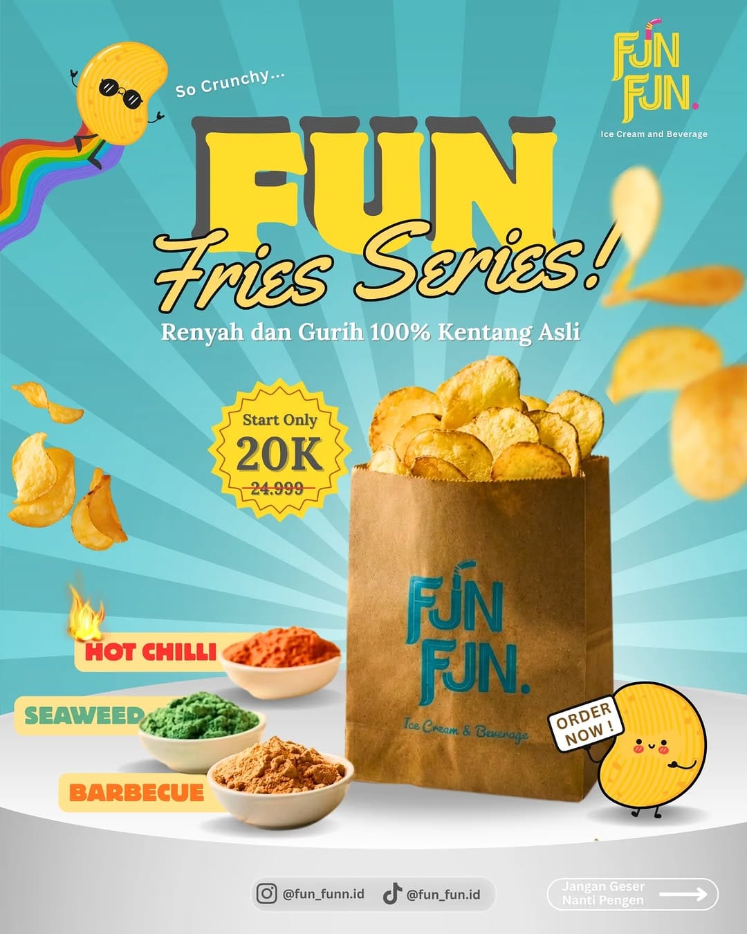 Post 6 by FUN FUN Ice Cream and Beverage on Instagram (carousel)