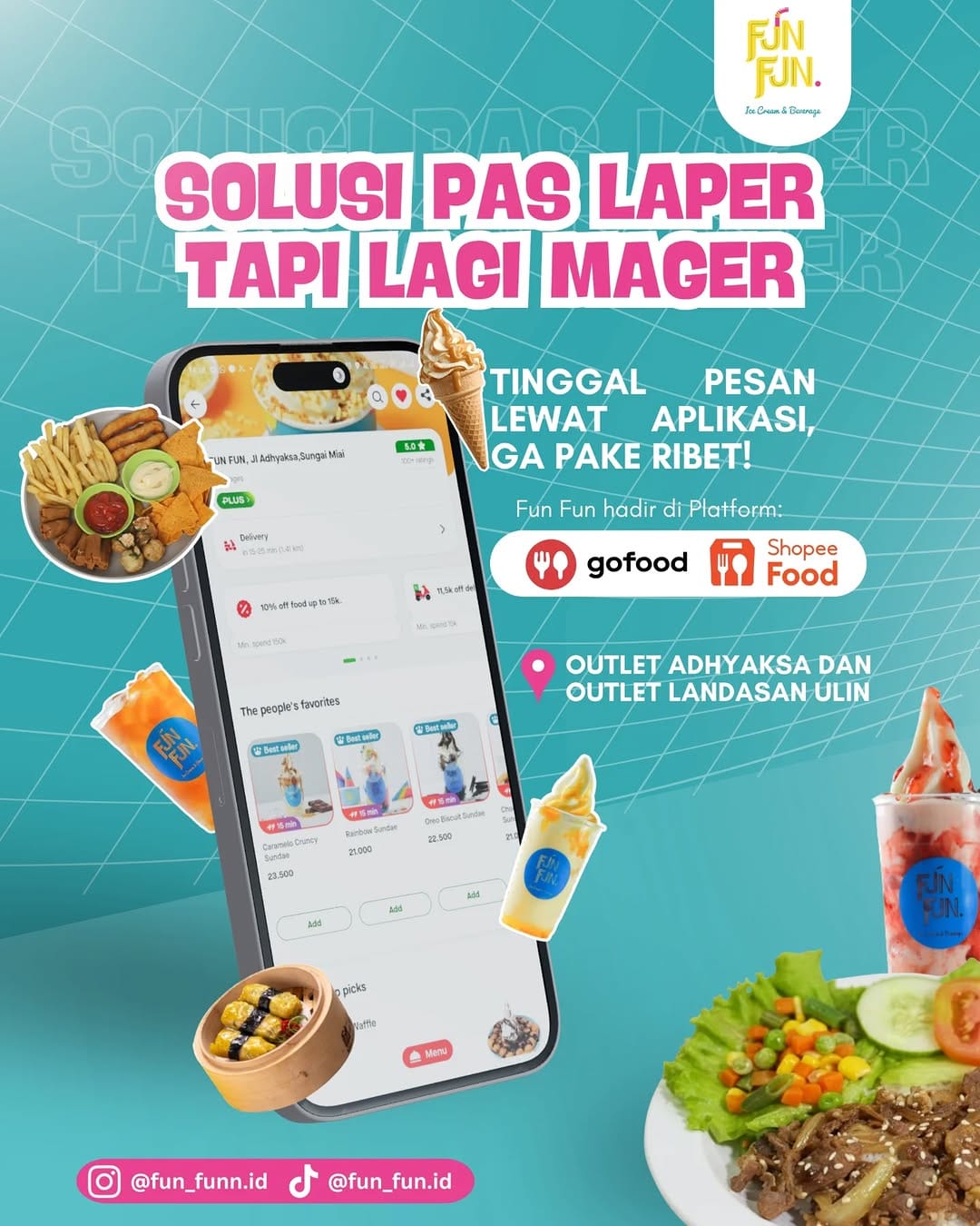 Post 10 by FUN FUN Ice Cream and Beverage on Instagram (image)