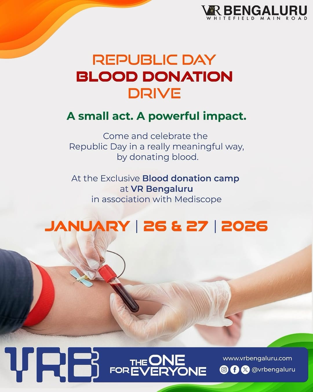 Post 1 by VR Bengaluru on Instagram (image)
