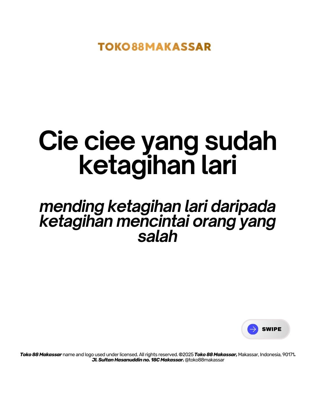 Post 4 by TOKO 88 MAKASSAR on Instagram (carousel)
