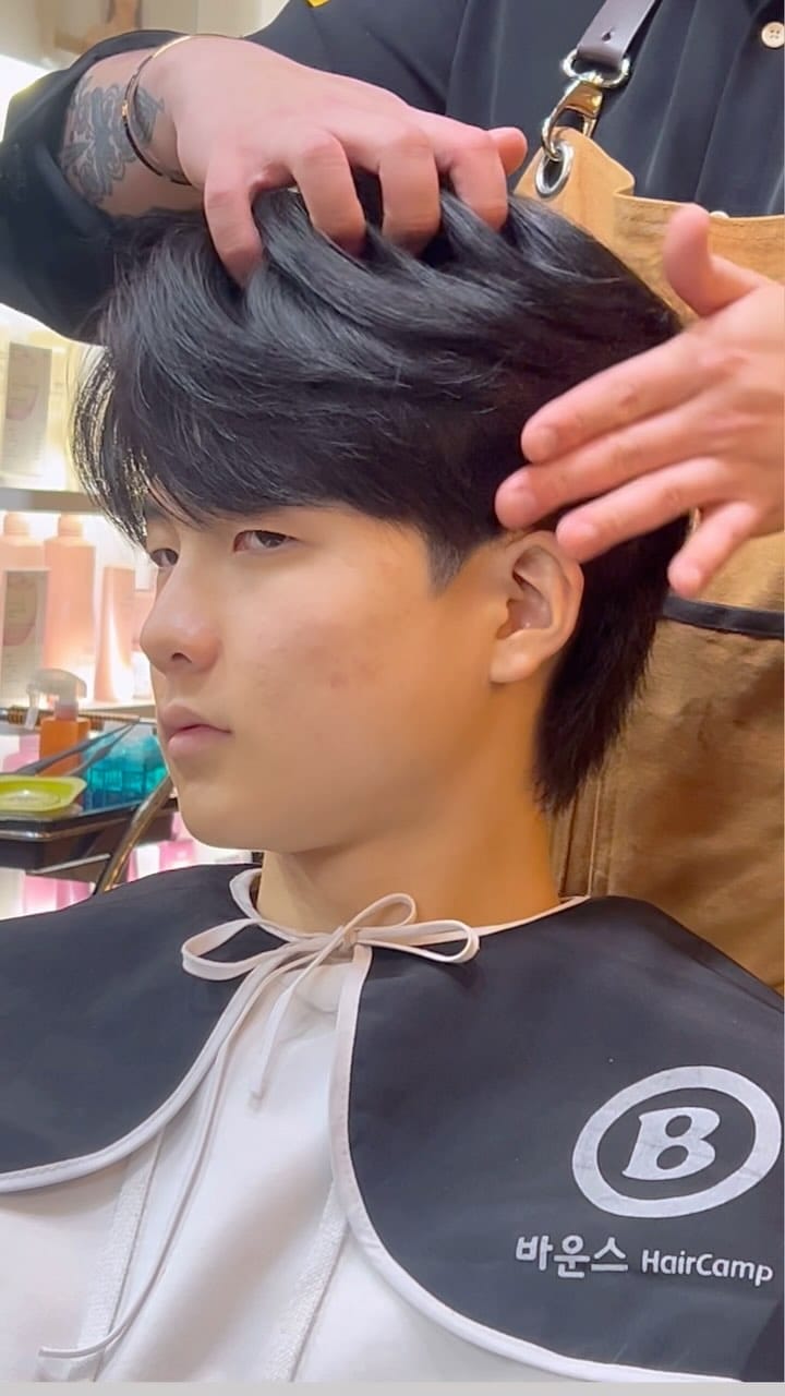 Post 7 by 서산미용실 바운스헤어 민형쌤 [시스루펌,리프펌,애즈펌] on Instagram (video)
