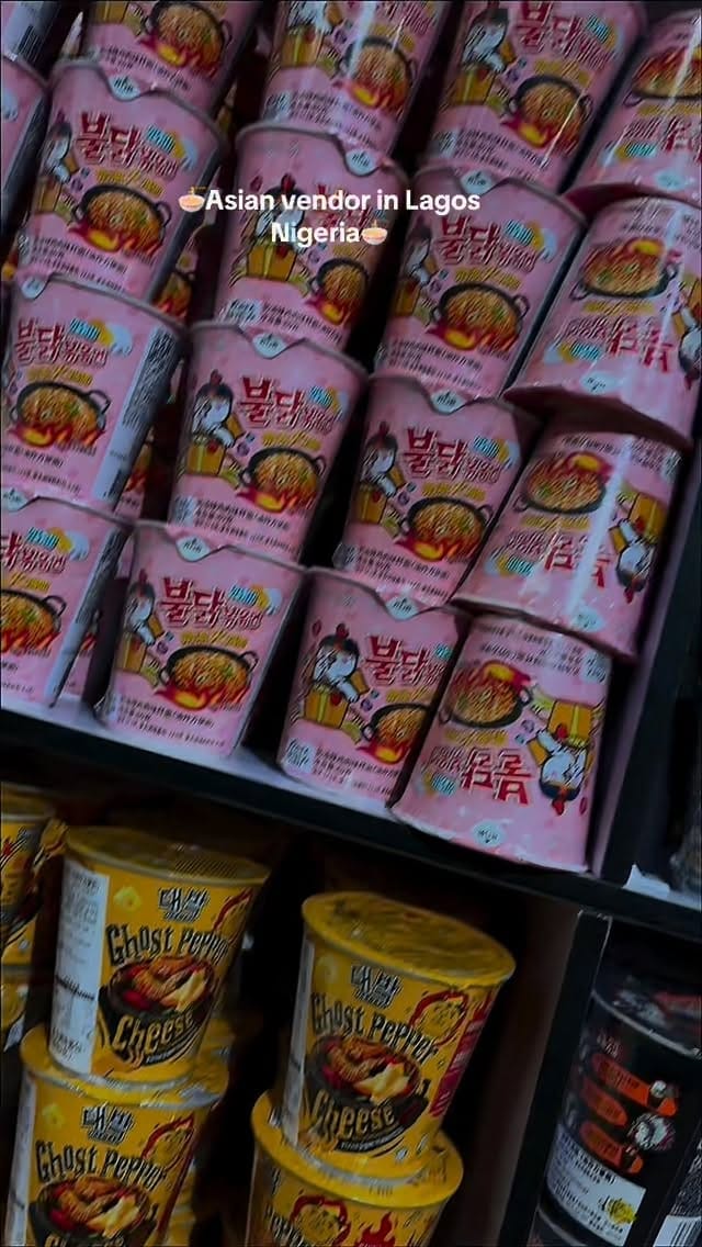 Post 4 by Korean and Asian convenience store in Nigeria. on Instagram (video)