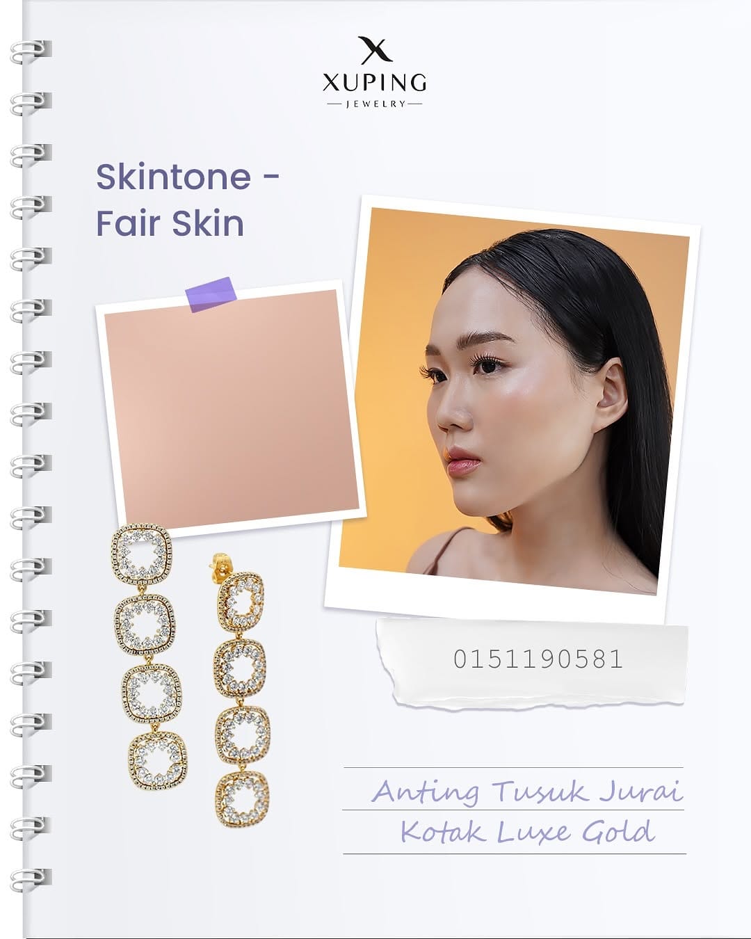 Post 3 by Xuping Jewelry Indonesia | Perhiasan Wanita 18K Kualitas Premium on Instagram (carousel)