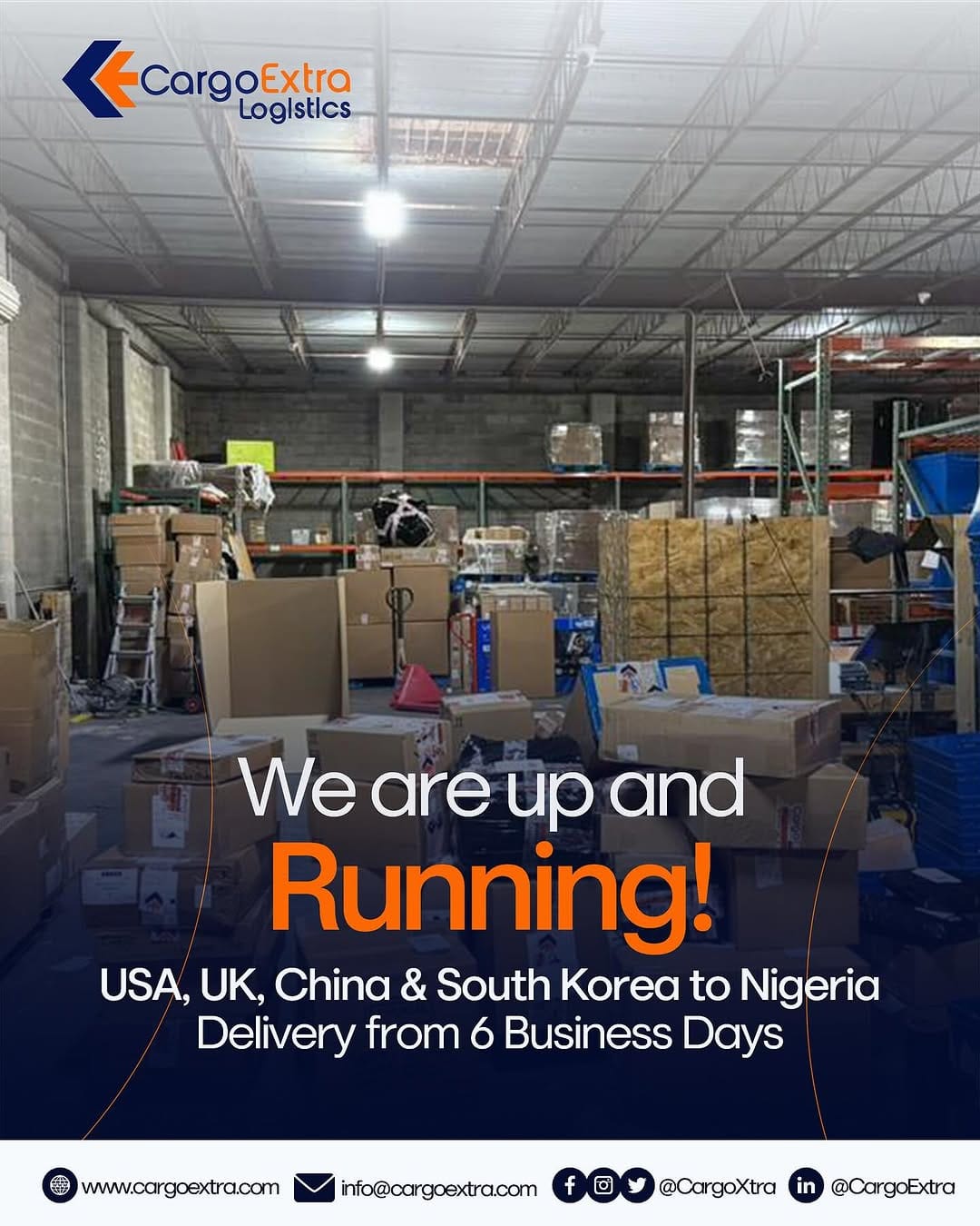 Post 9 by CargoExtra Logistics on Instagram (image)