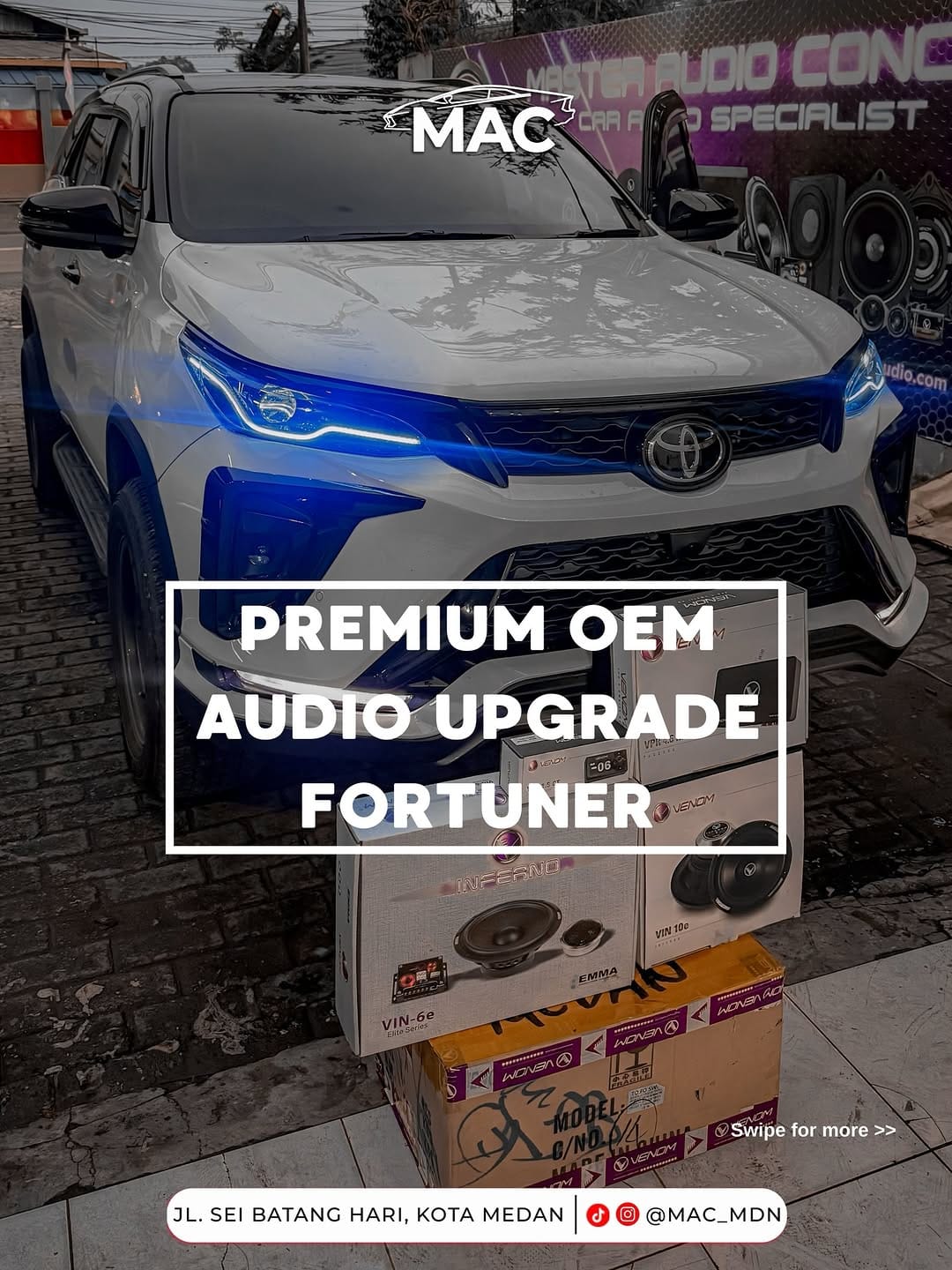 Post 3 by Master Audio Concept - Audio Mobil & Peredam Medan on Instagram (carousel)