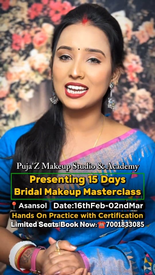 Post 8 by Puja Das Best Makeup Artist In India on Instagram (video)