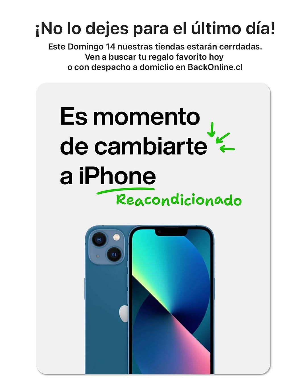 Post 2 by BackOnline Chile on Instagram (image)