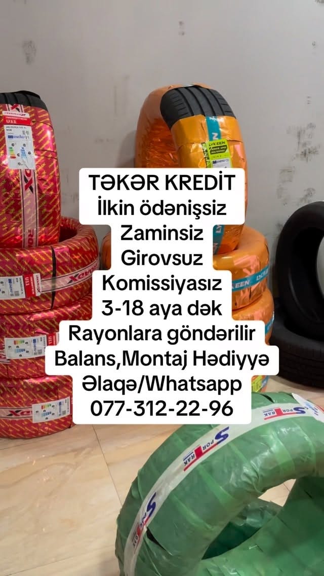 Post 2 by Təkərlənd.az Təkər Kredit on Instagram (video)
