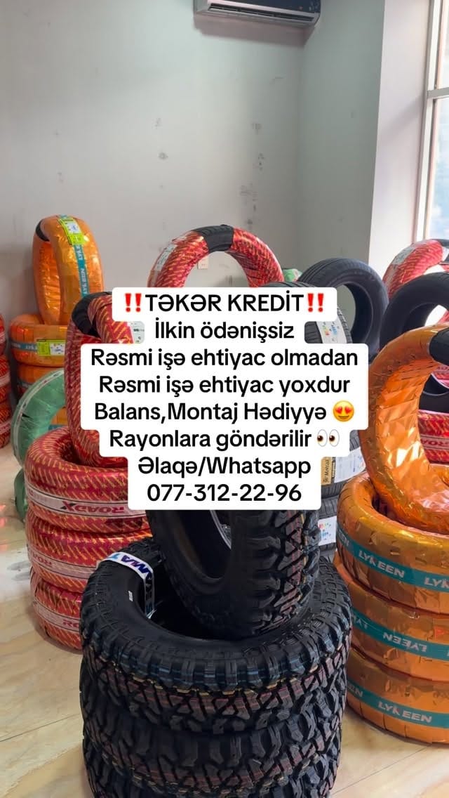 Post 5 by Təkərlənd.az Təkər Kredit on Instagram (video)