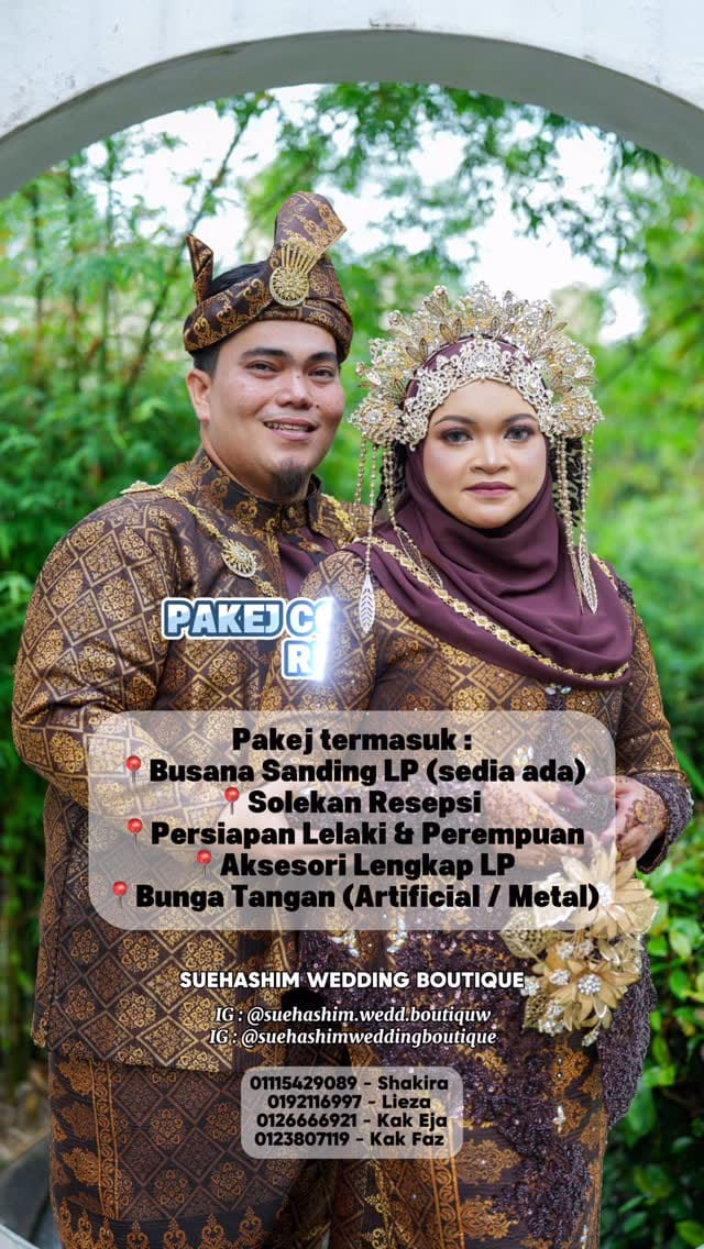 Post 10 by SueHashim Wedding Boutique on Instagram (video)