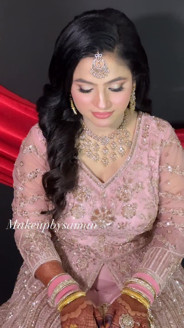 Post 9 by Saman Anwar || Lucknow Makeup Artist on Instagram (video)