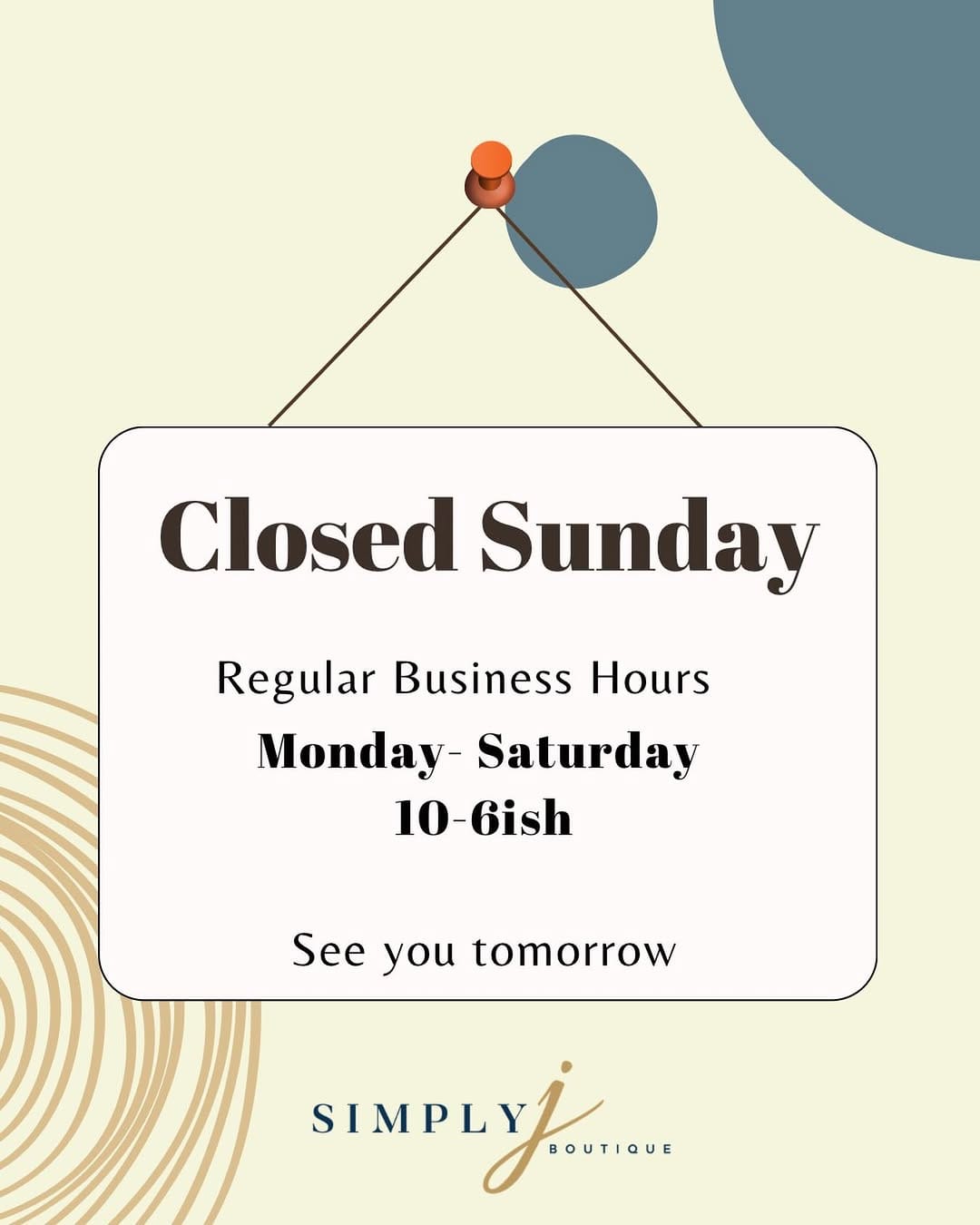 Post 3 by Simply j Boutique on Instagram (image)