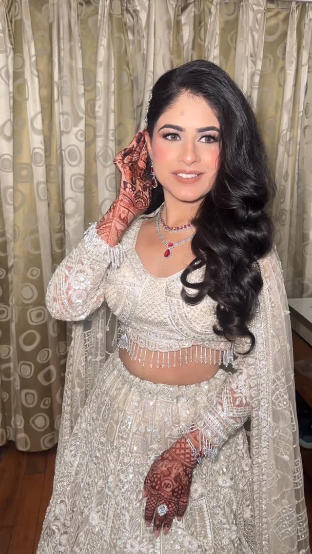 Post 7 by Mandeep kaur / Bridal makeup artist on Instagram (video)