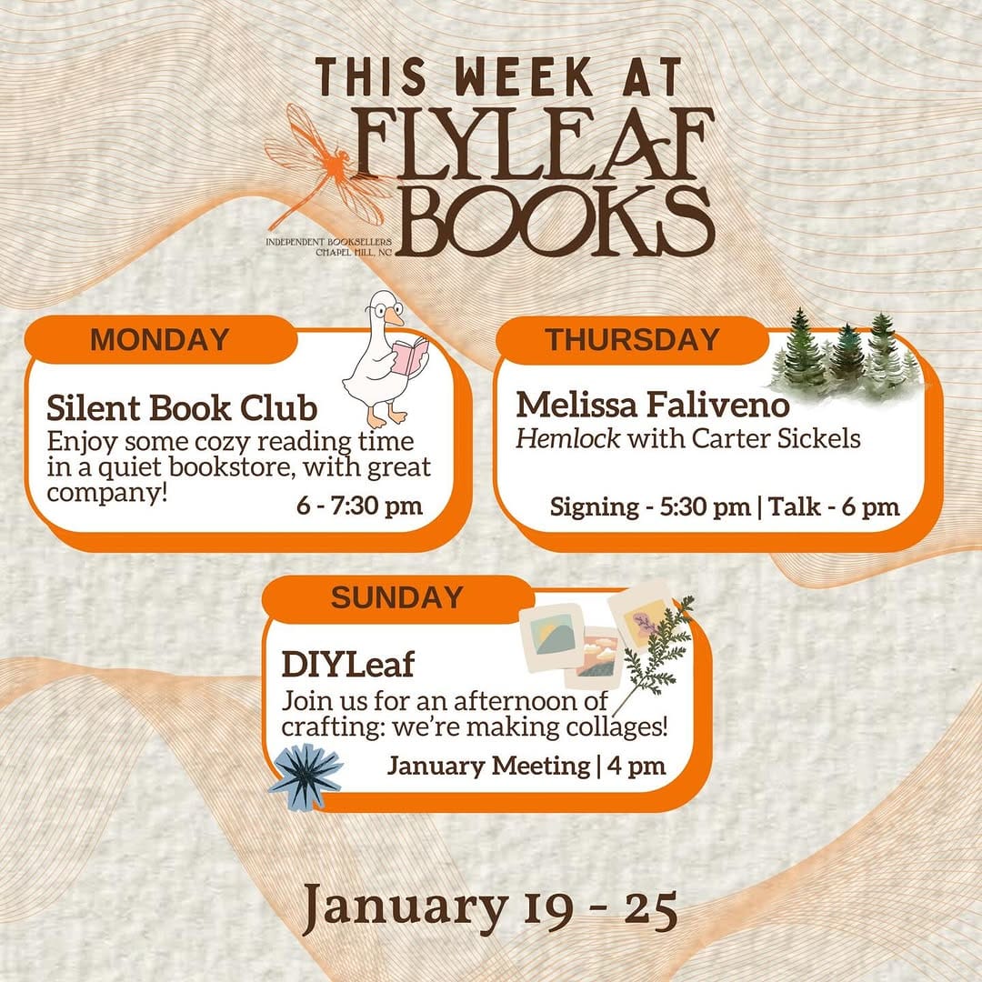 Post 6 by Flyleaf Books on Instagram (carousel)