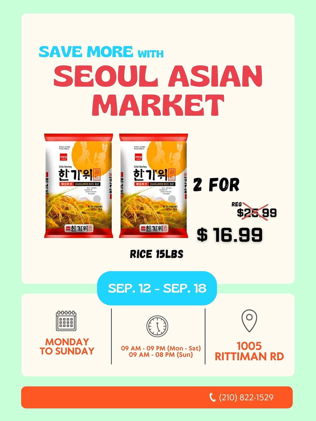Post 2 by Seoul Asian Market & Café on Instagram (carousel)