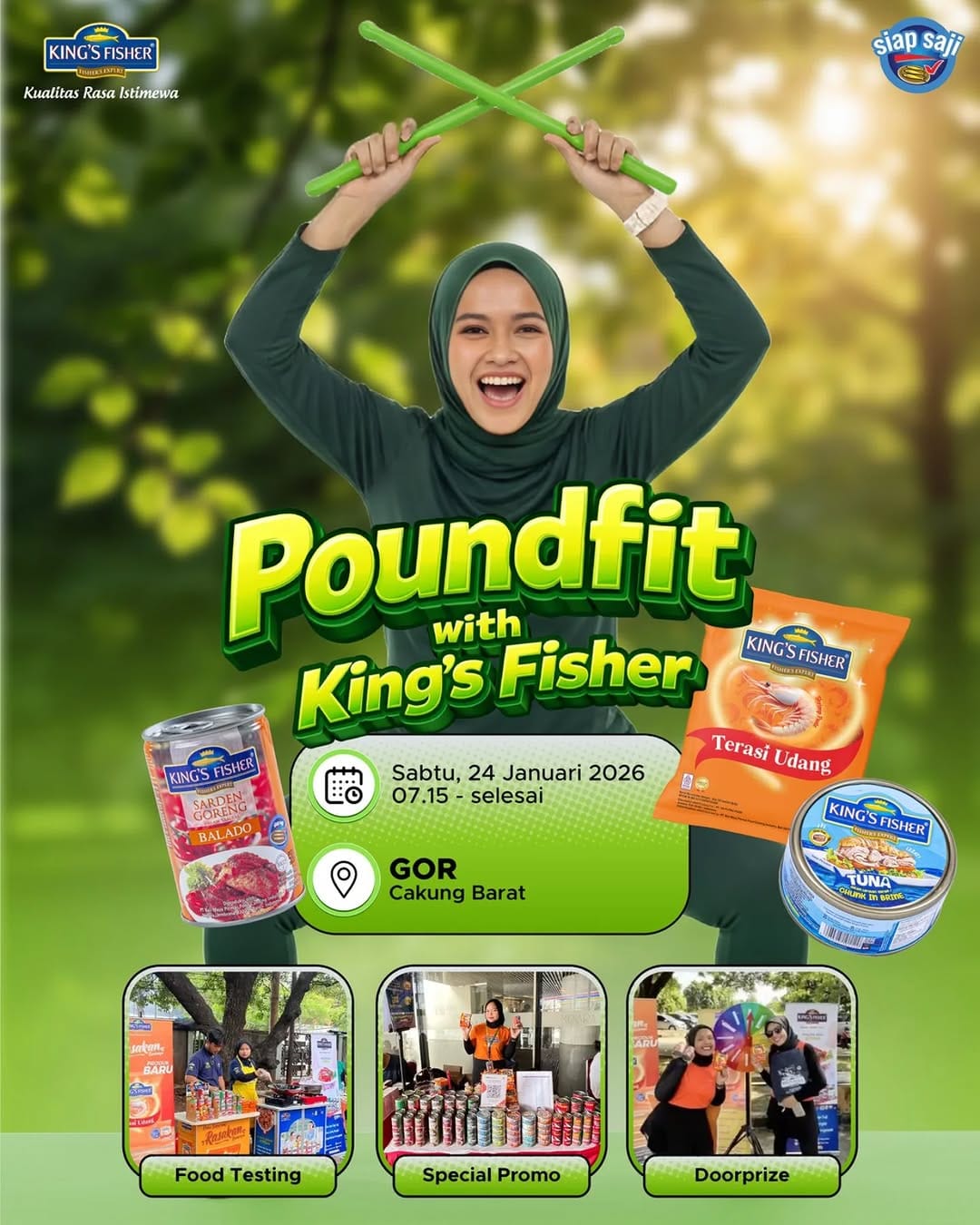 Post 6 by Sarden | Makarel | Tuna | Terasi King's Fisher on Instagram (image)