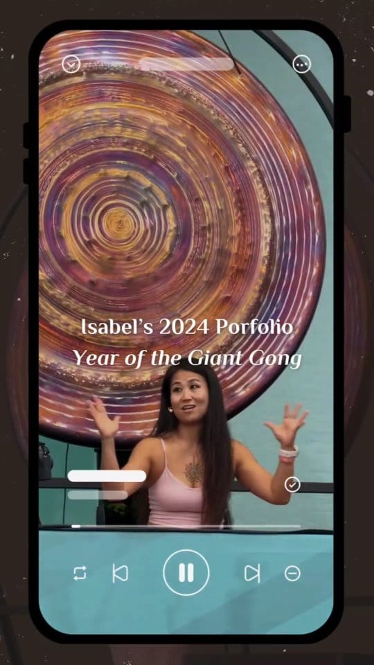 Post 10 by Isabel Kwak Yoga | Resonance Flow | Gong & Soundbath Leader on Instagram (video)