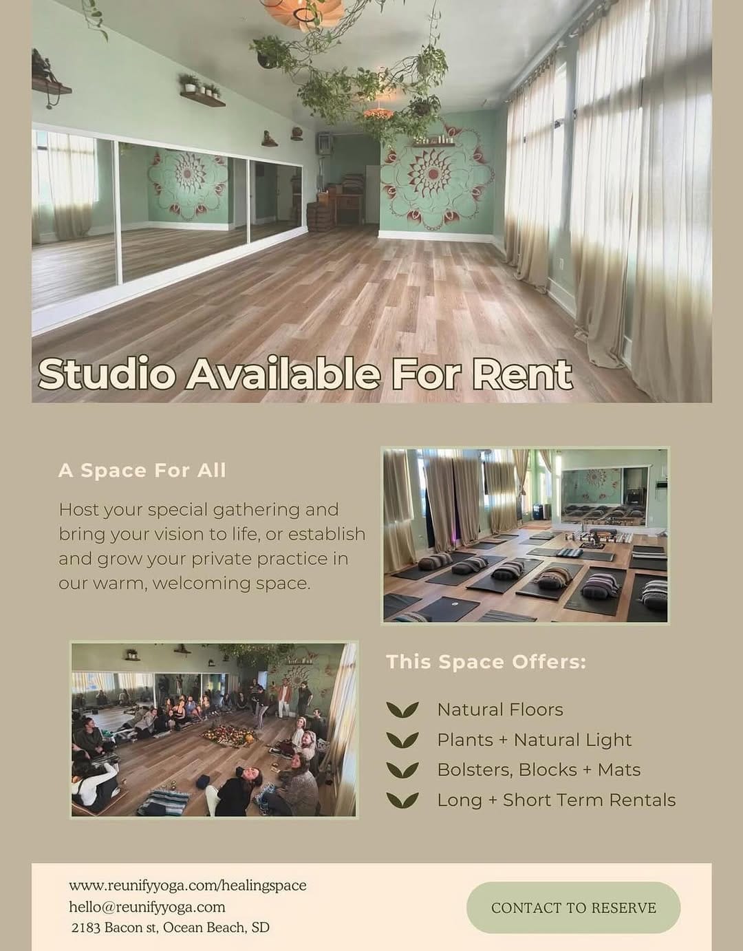 Post 3 by reUnify Yoga •• San Diego on Instagram (image)