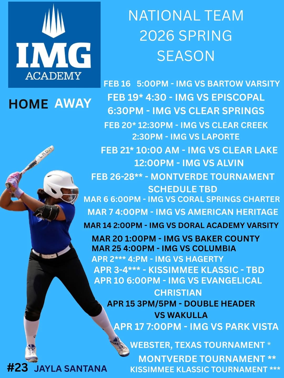Post 5 by Jayla Santana🇺🇸🇩🇴1B/UT-Power Hitter🥎 on Instagram (image)