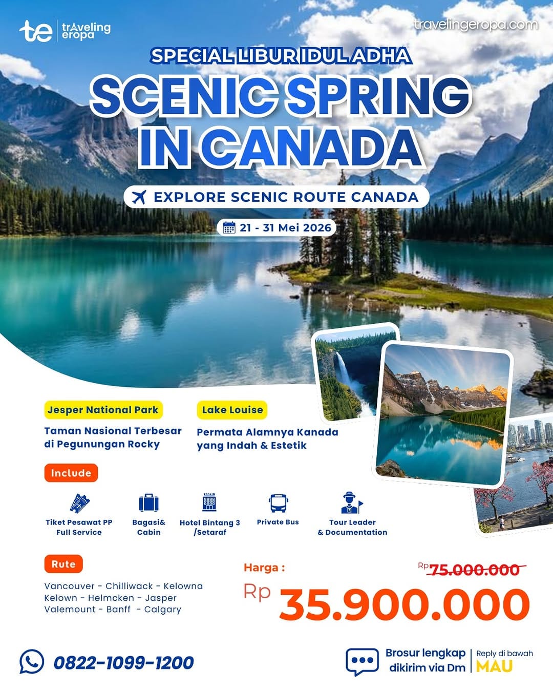Post 9 by Trip Amerika & Canada Murah on Instagram (carousel)