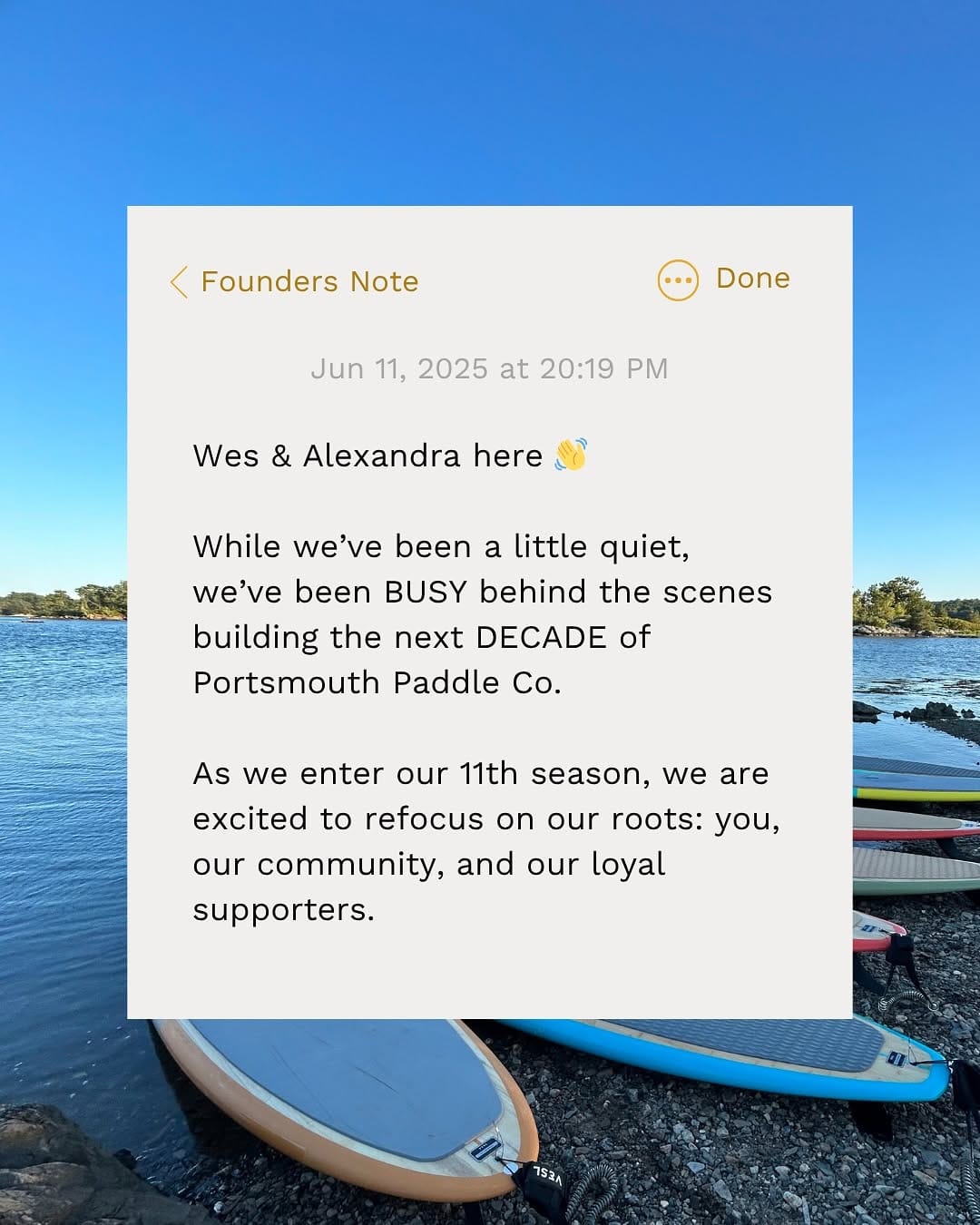 Post 10 by Portsmouth Paddle Co. on Instagram (carousel)