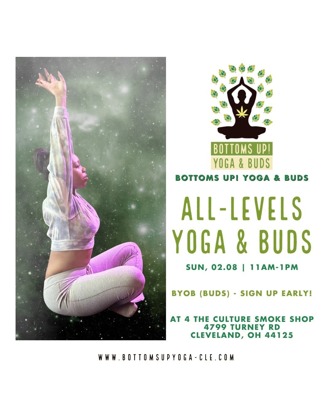 Post 1 by Bottoms Up! Yoga & Brew on Instagram (carousel)