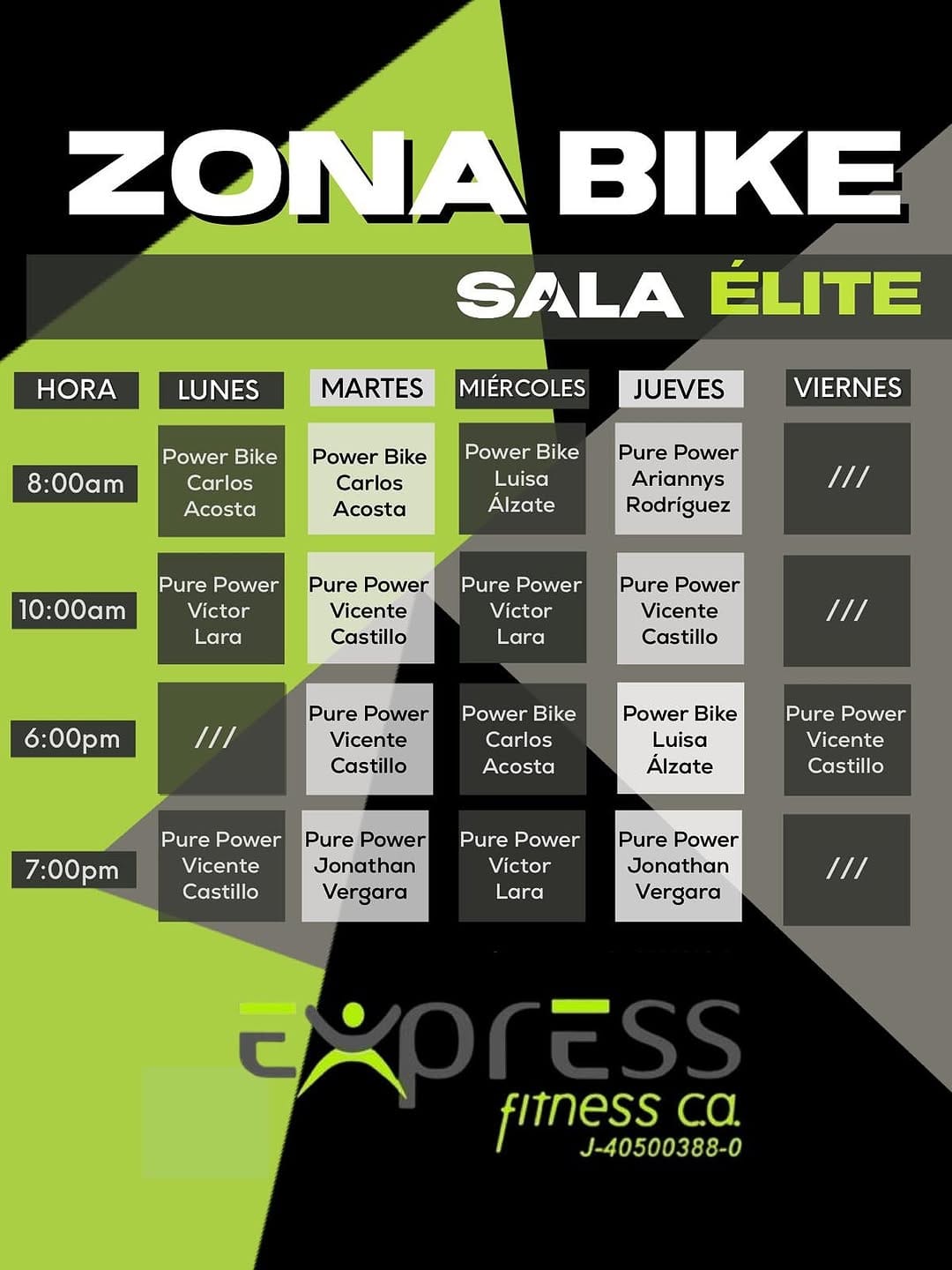 Post 4 by Express Fitness C.A on Instagram (carousel)