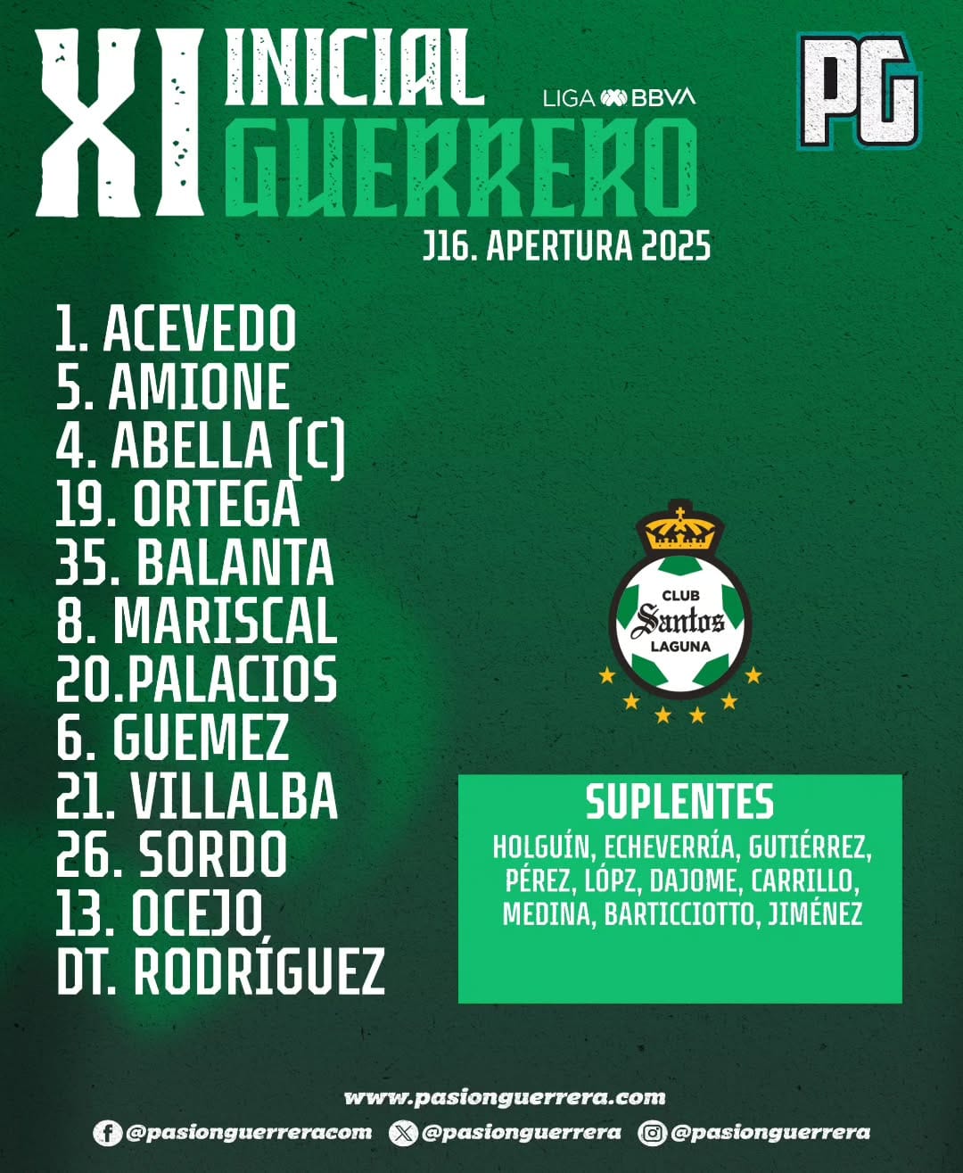 Post 9 by Pasión Guerrera on Instagram (image)