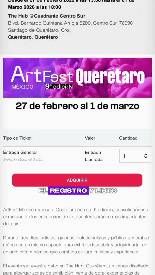 Post 3 by Impulso Galería on Instagram (video)