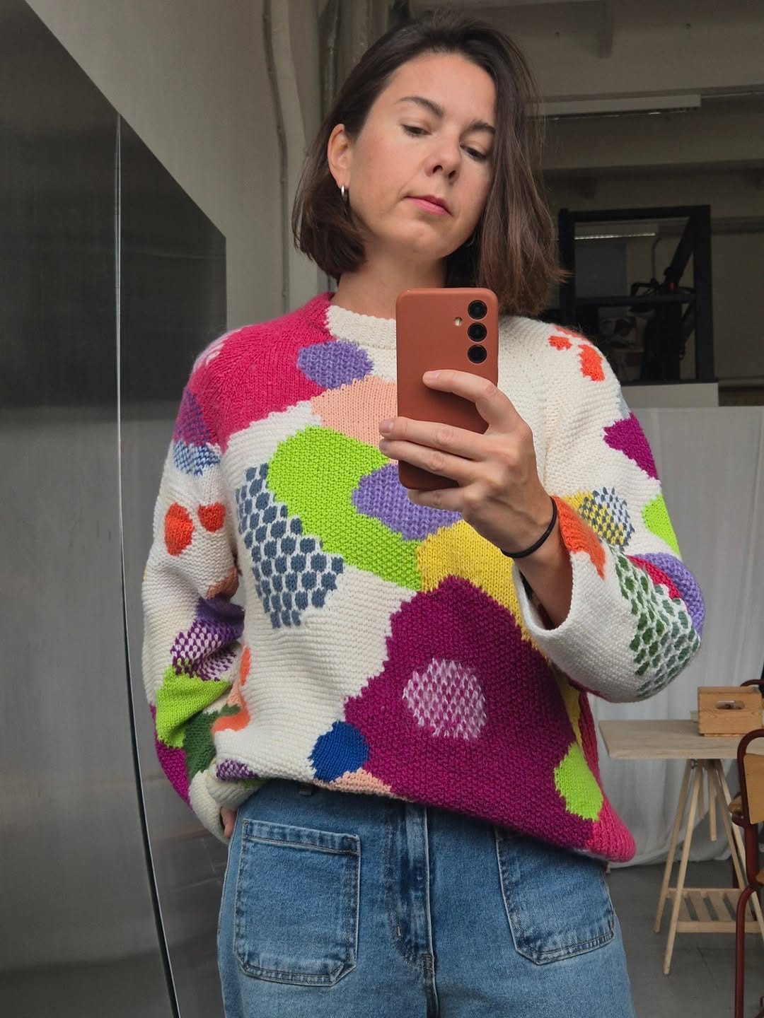 Post 10 by MEKOOME | Handknitted abstract knitwear on Instagram (carousel)