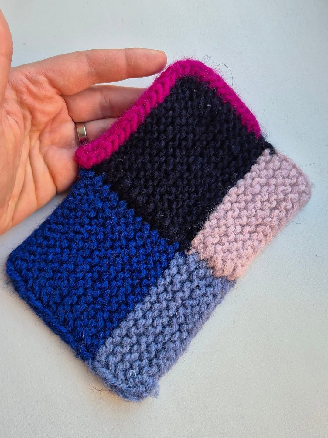 Post 9 by MEKOOME | Handknitted abstract knitwear on Instagram (carousel)