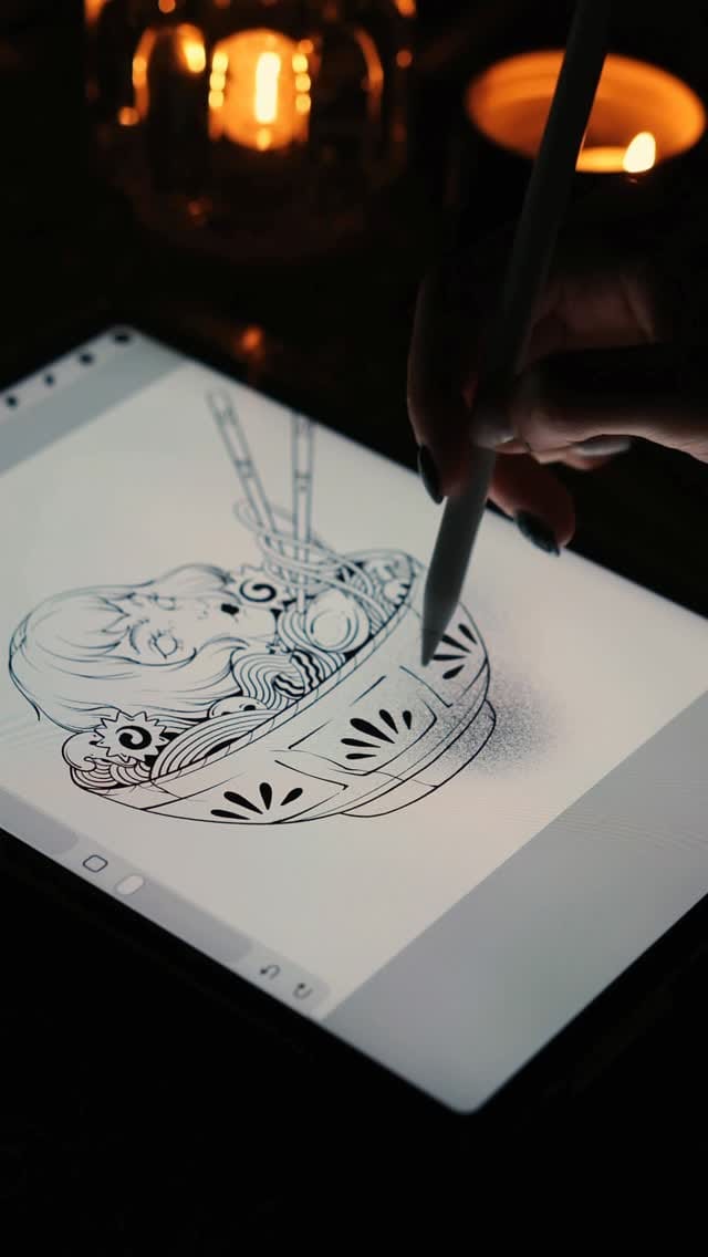 Post 6 by NATHA ✣ GRAPHIC TATTOO ✣ GDAŃSK on Instagram (video)